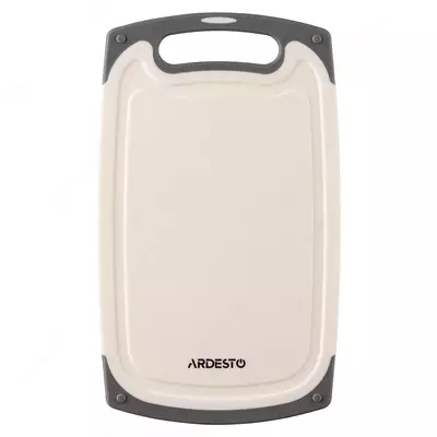 Доска кухонная Ardesto Gemini, 33х20х0.85см, пластик, белый