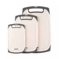   Доска кухонная Ardesto Gemini  33х20х0.85см  пластик  белый