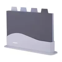  Набор досок кухонных на подставке Ardesto Fresh  4шт  23.8x33.8x7см  пластик - 