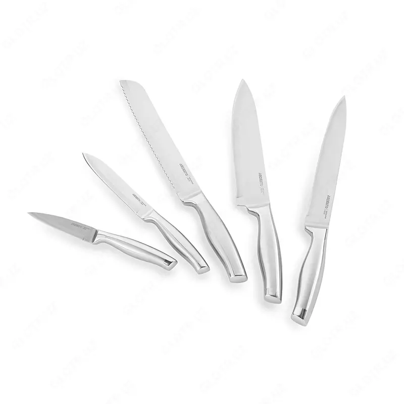 Набор ножей Ardesto Gemini 6 пр., нерж.сталь, блок: нерж. сталь,пластик