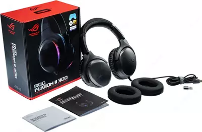 Игровая гарнитура (проводная) "ASUS" ROG Fusion II 300 (Арт. - 14198) Black
