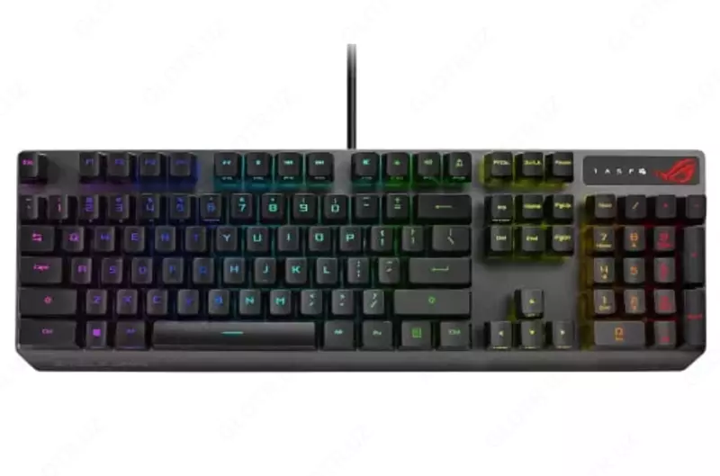 Игровая клавиатура (проводная) "ASUS" ROG Strix Scope RX 90MP0240-BKRA00, механическая, RGB (Арт. - 0753) Black