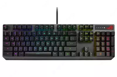 Игровая клавиатура (проводная) "ASUS" ROG Strix Scope RX 90MP0240-BKRA00, механическая, RGB (Арт. - 0753) Black