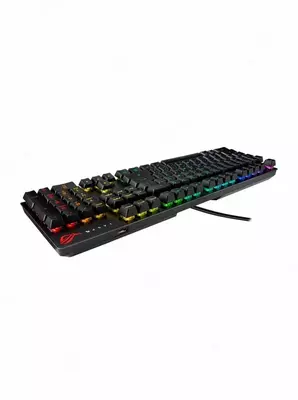 Игровая клавиатура (проводная) "ASUS" ROG Strix Scope RX 90MP0240-BKRA00, механическая, RGB (Арт. - 0753) Black