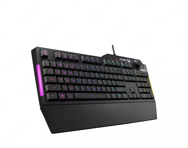 Игровая клавиатура (проводная) "ASUS" RA04 TUF Gaming K1, мембранная, RGB (Арт. - 07173) Black