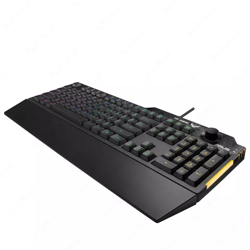 Игровая клавиатура (проводная) "ASUS" RA04 TUF Gaming K1, мембранная, RGB (Арт. - 07173) Black
