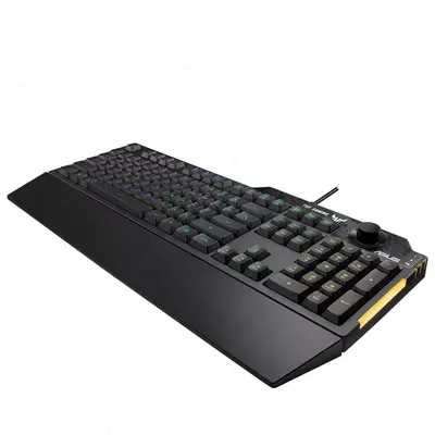 Игровая клавиатура (проводная) "ASUS" RA04 TUF Gaming K1, мембранная, RGB (Арт. - 07173) Black