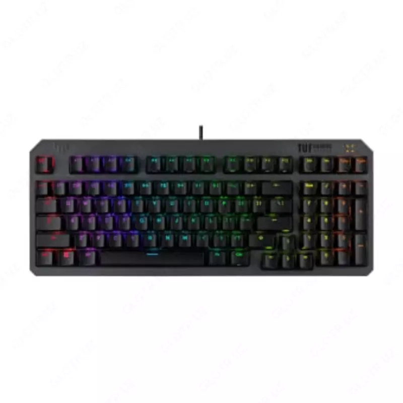 ASUS K3 Gen II Simli O'yin Klaviaturasi, Mexanik, RGB, ABS/RU (Mahsulot raqami 07175) Qora
