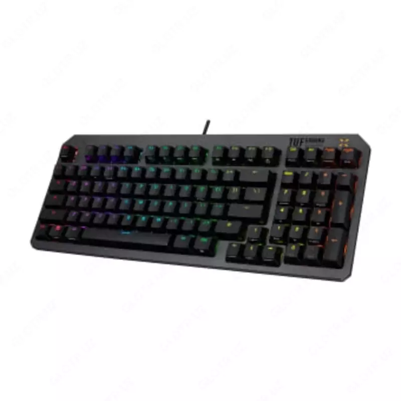 ASUS K3 Gen II Simli O'yin Klaviaturasi, Mexanik, RGB, ABS/RU (Mahsulot raqami 07175) Qora