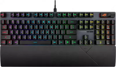 Игровая клавиатура (проводная) "ASUS" ROG Strix Scope II RX, механическая, RGB, RX/RXRD/UK/PBT (Арт. - 070158) Black