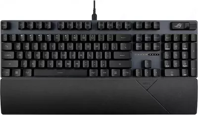 Игровая клавиатура (проводная) "ASUS" ROG Strix Scope II RX, механическая, RGB, RX/RXRD/UK/PBT (Арт. - 070158) Black