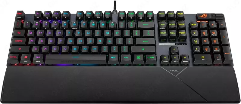 Игровая клавиатура (проводная) "ASUS" ROG Strix Scope II RX, механическая, RGB, RX/RXRD/UK/PBT (Арт. - 070158) Black