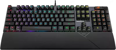 Игровая клавиатура (проводная) "ASUS" ROG Strix Scope II RX, механическая, RGB, RX/RXRD/UK/PBT (Арт. - 070158) Black