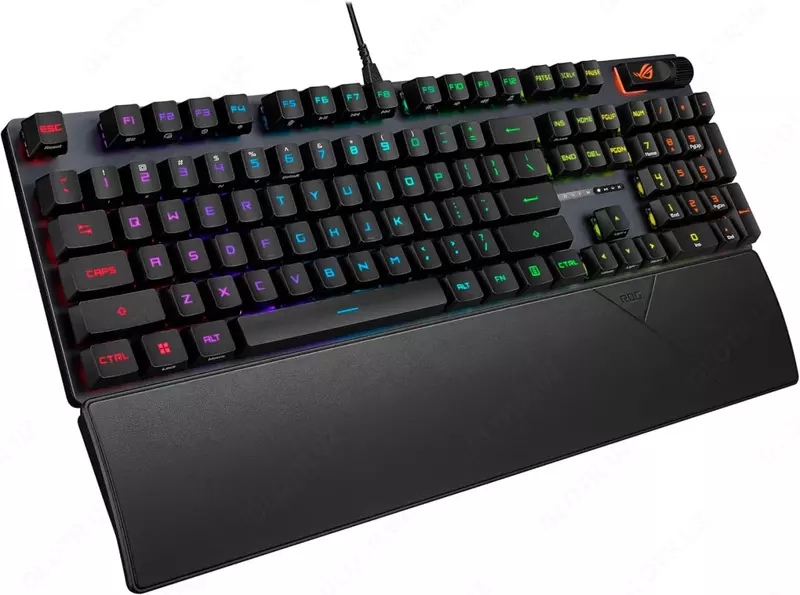 Игровая клавиатура (проводная) "ASUS" ROG Strix Scope II RX, механическая, RGB, RX/RXRD/UK/PBT (Арт. - 070158) Black