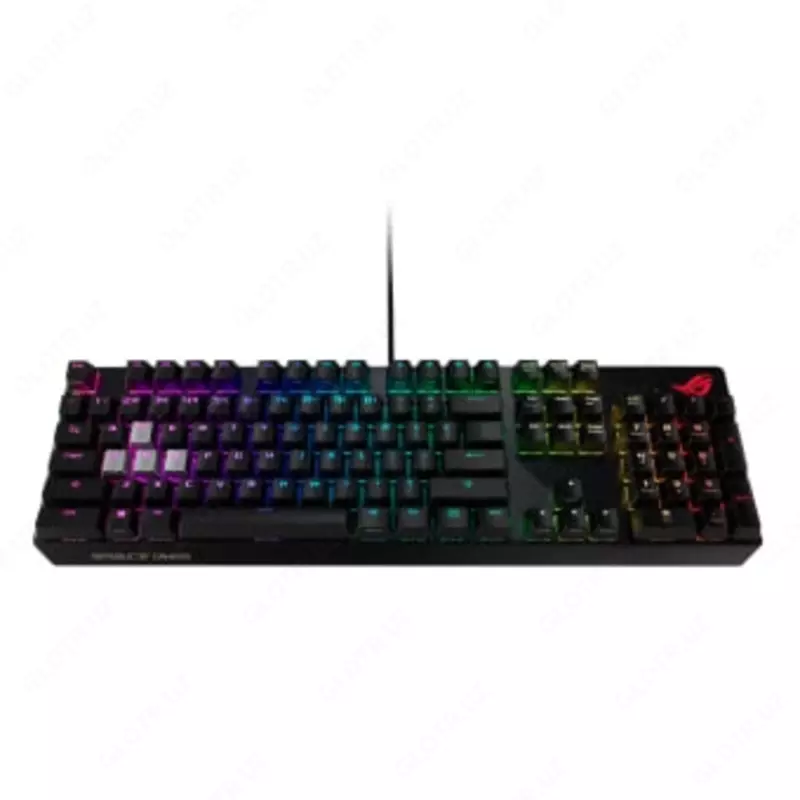 Игровая клавиатура (проводная) "ASUS" XA05 ROG Strix Scope RX, механическая, RGB, RD/RU (Арт. - 070157) Black