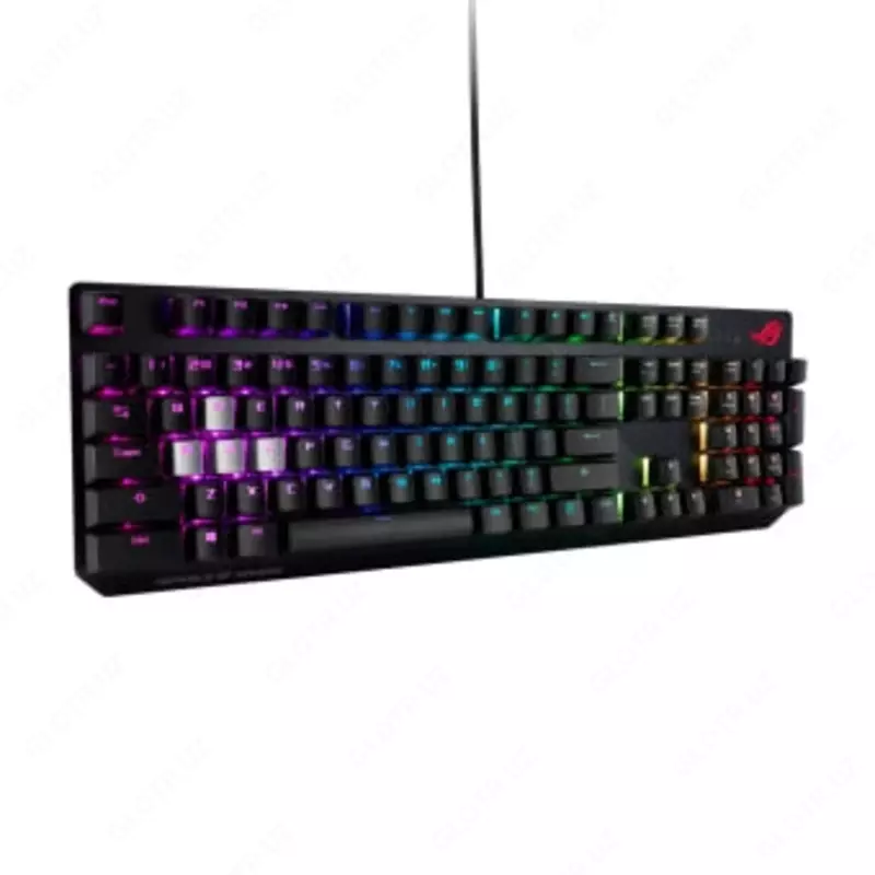 Игровая клавиатура (проводная) "ASUS" XA05 ROG Strix Scope RX, механическая, RGB, RD/RU (Арт. - 070157) Black
