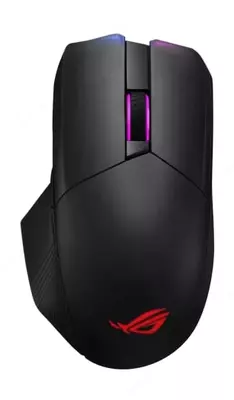 ASUS ROG STRIX Chakram Core 90MP01T0-BMUA0 Simli O'yin Sichqonchasi, USB, 16000dpi, RGB (Mahsulot raqami 080170) Qora