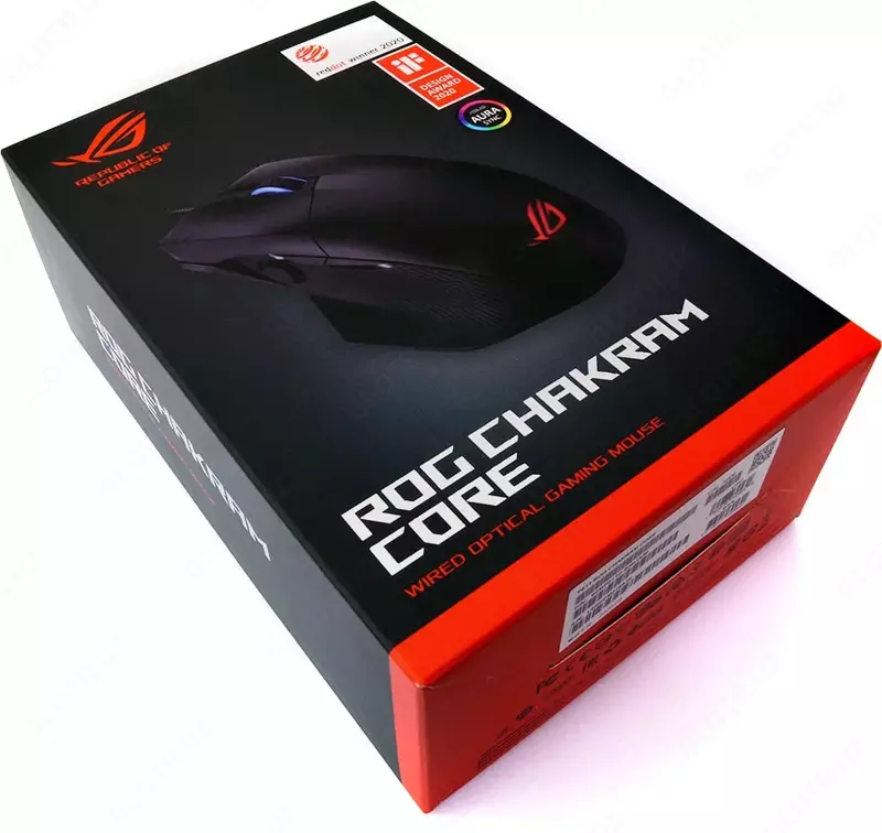 Игровая мышь (беспроводная) "ASUS" ROG STRIX Chakram Core 90MP01T0-BMUA0, USB, 16000dpi, RGB (Арт. - 080170) Black