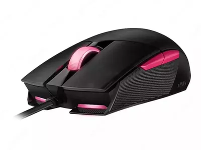 Игровая мышь (проводная) "ASUS" ROG Strix Impact II Electro Punk, USB, 6200dpi, RGB (Арт. - 080142) Black