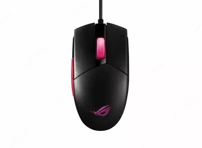 Игровая мышь (проводная) "ASUS" ROG Strix Impact II Electro Punk, USB, 6200dpi, RGB (Арт. - 080142) Black