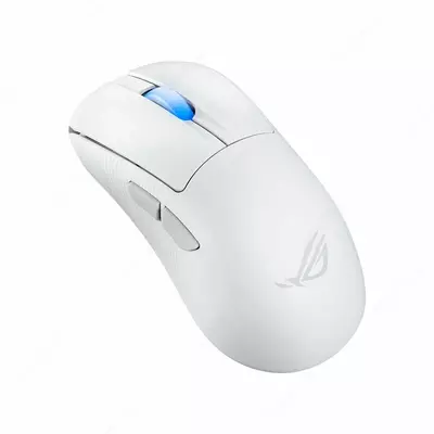 ASUS ROG Strix Keris II WL Ace Simli O'yin Sichqonchasi, USB, 42000dpi (Mahsulot raqami 080353) Oq rang