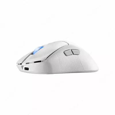 ASUS ROG Strix Keris II WL Ace Simli O'yin Sichqonchasi, USB, 42000dpi (Mahsulot raqami 080353) Oq rang