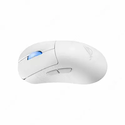 ASUS ROG Strix Keris II WL Ace Simli O'yin Sichqonchasi, USB, 42000dpi (Mahsulot raqami 080353) Oq rang