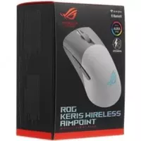  ASUS ROG Strix Keris Simsiz AimPoint Oyin Sichqonchasi (Simsiz)  USB  36000dpi (Mahsulot raqami 08420) Oq rang ООО Power Max Group