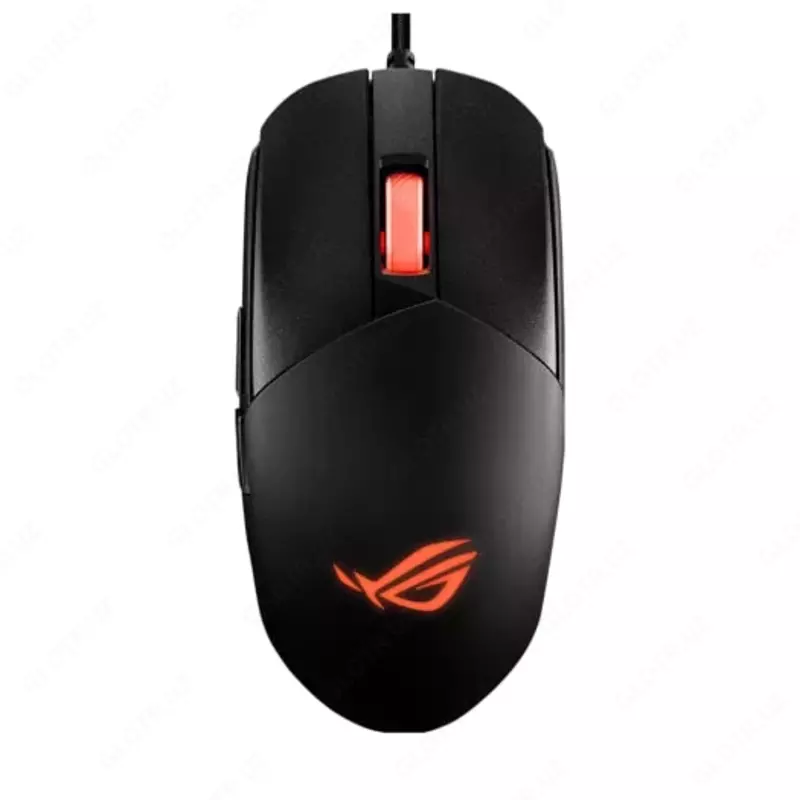 ASUS ROG Strix Impact III Simli O'yin Sichqonchasi, USB, 12000dpi, RGB (Mahsulot raqami 080357) Qora