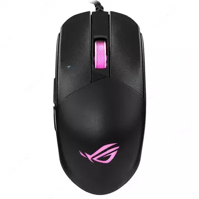 ASUS ROG Strix Impact III Simli O'yin Sichqonchasi, USB, 12000dpi, RGB (Mahsulot raqami 080357) Qora