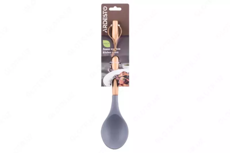 Ложка кухонная Ardesto Midori, силикон, дерево