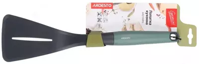 Лопатка Ardesto Gemini, серый/зеленый, нейлон, пластик с софт тач