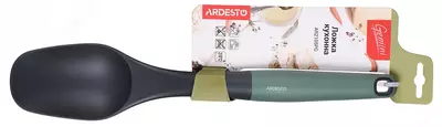 Половник Ardesto Gemini, серый/зеленый, нейлон, пластик с софт тач