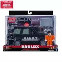  Игровая коллекционная фигурка Jazwares Roblox Feature Vehicle Jailbreak: SWAT Unit W4. набор 2 шт. - 