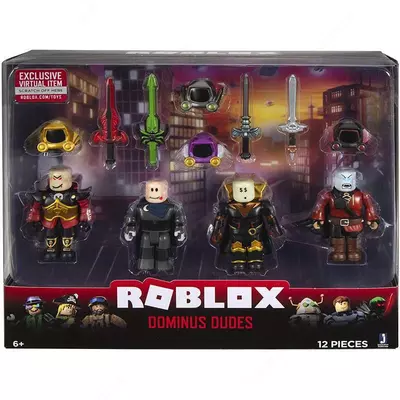 Игровая коллекционная фигурка Jazwares Roblox Four Figure Pack Dominus Dudes W7