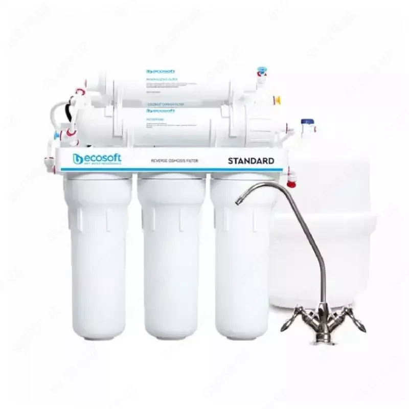 Фильтр обратного осмоса Ecosoft Standard 6-50M с минерализатором (1 уголь.картридж, простой кран),