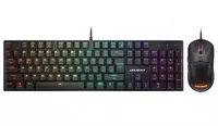 Игровая клавиатура и мышь (проводная) Cougar COMBAT  механическая  RGB (Арт. - 2282) Black
