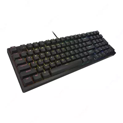 Cougar COMBAT S O'yin Klaviaturasi va Sichqonchasi (Simli), Mexanik, RGB (Mahsulot raqami 22110) Qora