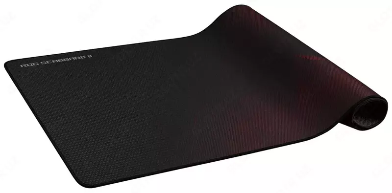 ASUS ROG STRIX Scabbard II ish stoli sichqonchasi uchun taglik, 900 x 400 x 3 mm, 90MP0210-BPUA00 (Mahsulot raqami: 080183) Qora/Qizil