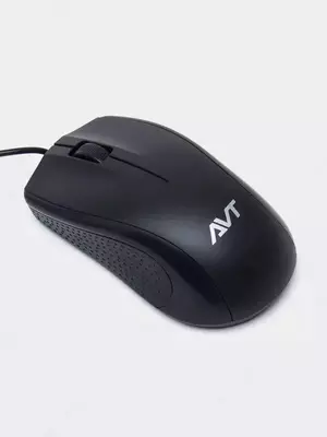 Компьютерная мышь (проводная) "Avtech" AVT-M100, USB, 1000dpi (Арт. - 0843) Black
