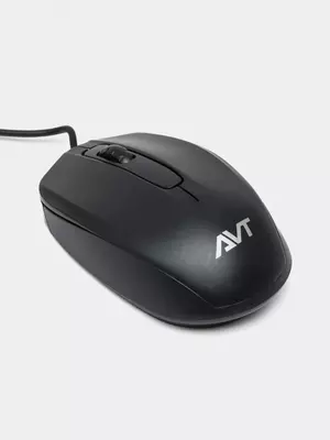 Компьютерная мышь (проводная) "Avtech" AVT-M102, USB, 1000dpi (Арт. - 0844) Black