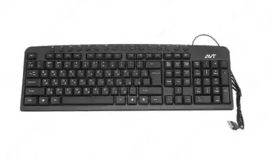 Kompyuter klaviaturasi (simli) "Avtech" KBM-300, USB (Art. - 0718) Qora