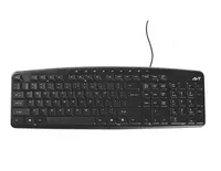 Компьютерная клавиатура (проводная) Avtech KBM-301  USB (Арт. - 0717) Black