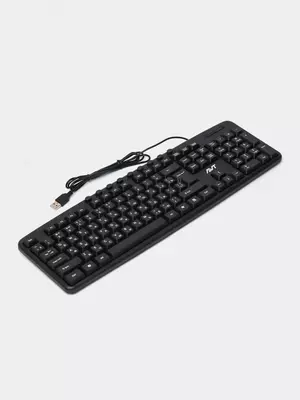 Kompyuter klaviaturasi (simli) "Avtech" KBM-301, USB (0717-modda) Qora