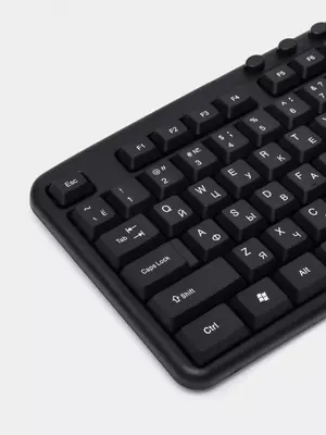 Kompyuter klaviaturasi (simli) "Avtech" KBM-301, USB (0717-modda) Qora