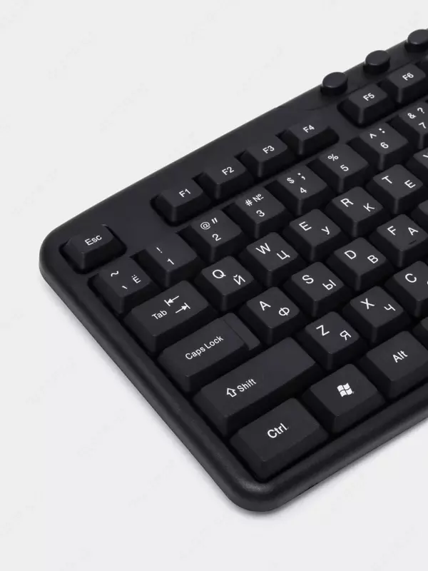 Kompyuter klaviaturasi (simli) "Avtech" KBM-301, USB (0717-modda) Qora
