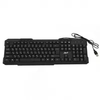 Kompyuter klaviaturasi (simli) Avtech KBM-302  USB (0719-modda) Qora
