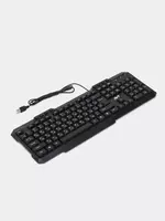  Kompyuter klaviaturasi (simli) Avtech KBM-302  USB (0719-modda) Qora - 