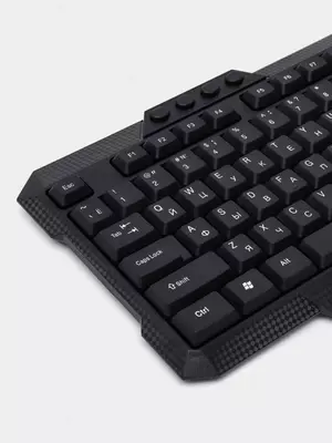 Kompyuter klaviaturasi (simli) "Avtech" KBM-302, USB (0719-modda) Qora