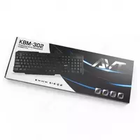  Kompyuter klaviaturasi (simli) Avtech KBM-302  USB (0719-modda) Qora ООО Power Max Group